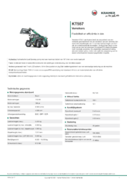 Productinformatieblad KT557