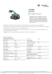 Productinformatieblad KT559