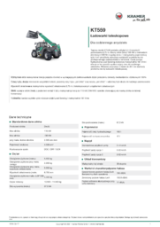 Karta informacyjna produktu KT559