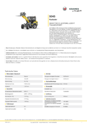 Produkt-Informations-Blatt 5045