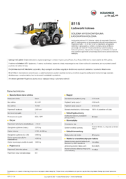 Karta informacyjna produktu 8115