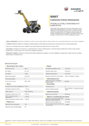 Karta informacyjna produktu 8095T