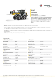 Produktinformationsblad 8115