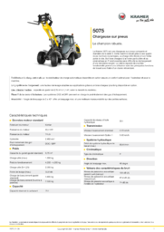 Fiche d’information produit 5075