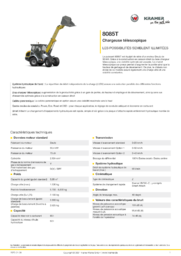 Fiche d’information produit 8085T