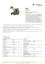 Produkt-Informations-Blatt 5045