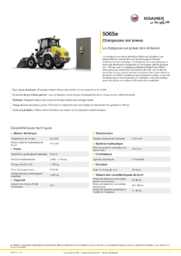 Fiche d’information produit 5065e