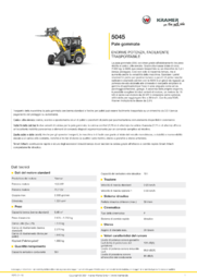 Scheda informativa sul prodotto 5045