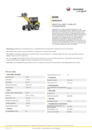 Produktinformationsblad 5045