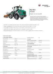 Produkt-Informations-Blatt KL18.5