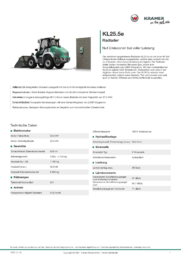 Produkt-Informations-Blatt KL25.5e