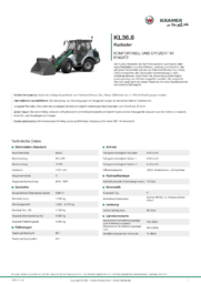 Produkt-Informations-Blatt KL36.8