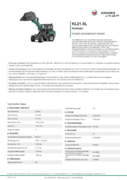 Produkt-Informations-Blatt KL21.5L