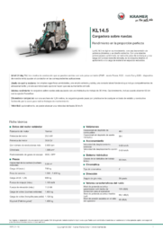 Hoja de información del producto KL14.5