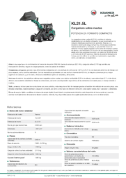 Hoja de información del producto KL21.5L