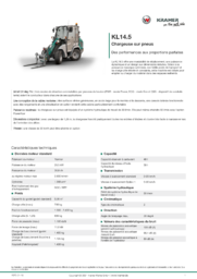 Fiche d’information produit KL14.5