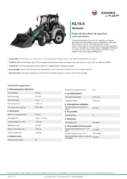 Productinformatieblad KL19.5