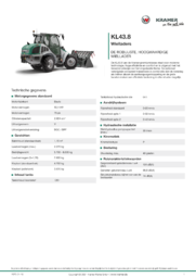 Productinformatieblad KL43.8