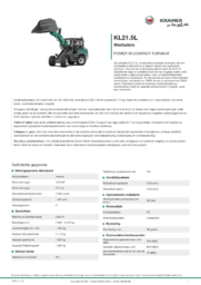 Productinformatieblad KL21.5L