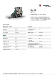 Produktinformationsblad KL12.5