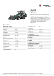 Produktinformationsblad KL36.8