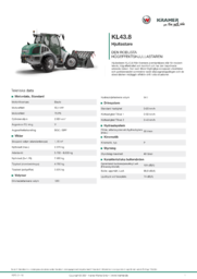 Produktinformationsblad KL43.8