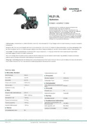 Produktinformationsblad KL21.5L