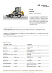 Produkt-Informations-Blatt 5035