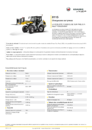 Fiche d’information produit 8115