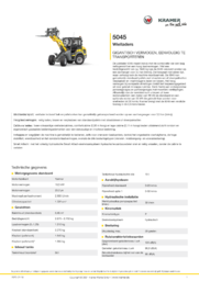 Productinformatieblad 5045