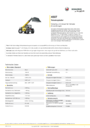 Produkt-Informations-Blatt 4507