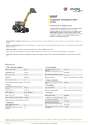 Hoja de información del producto 8085T