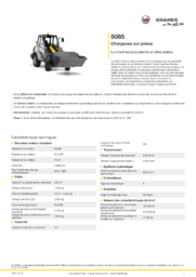 Fiche d’information produit 5085