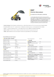 Fiche d’information produit 5507