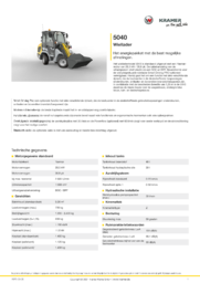 Productinformatieblad 5040
