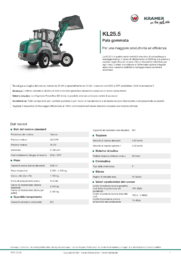 Scheda informativa sul prodotto KL25.5