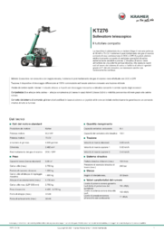 Scheda informativa sul prodotto KT276