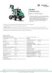 Karta informacyjna produktu KL36.5