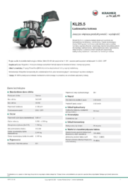 Karta informacyjna produktu KL25.5