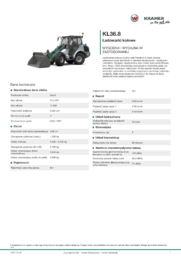 Karta informacyjna produktu KL36.8