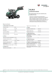 Karta informacyjna produktu KL38.8