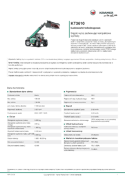 Karta informacyjna produktu KT3610