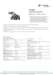 Karta informacyjna produktu KT557